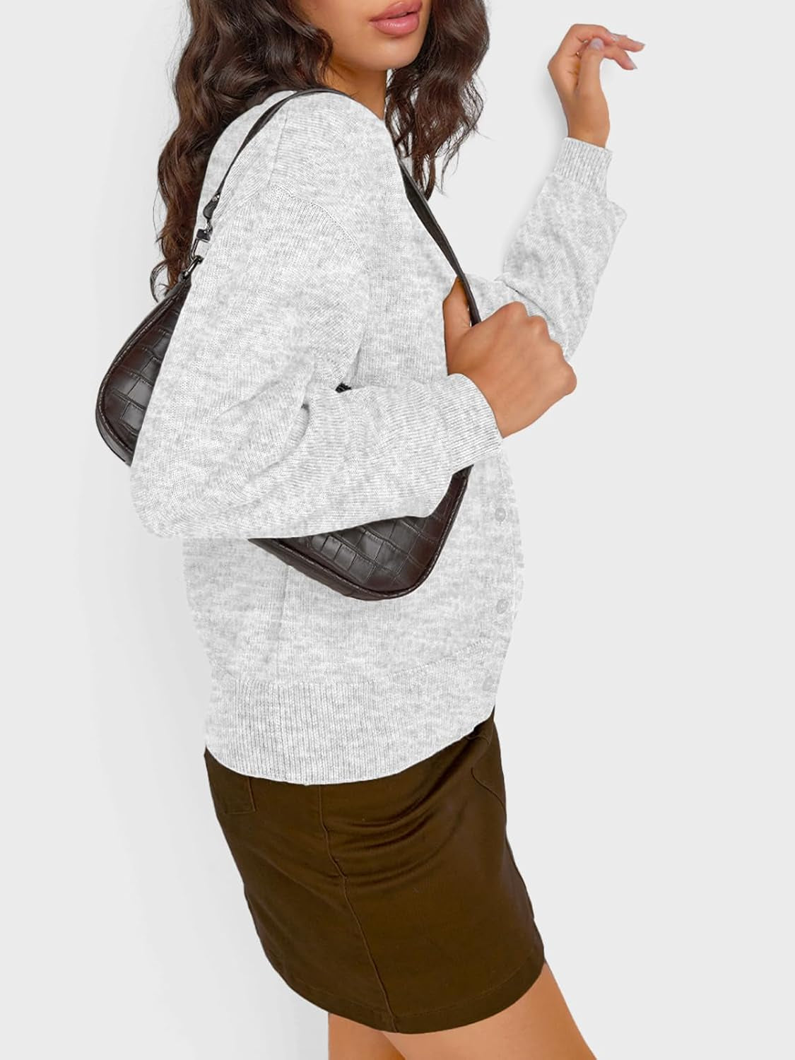 Cropped Cardigan Sweaters for Women