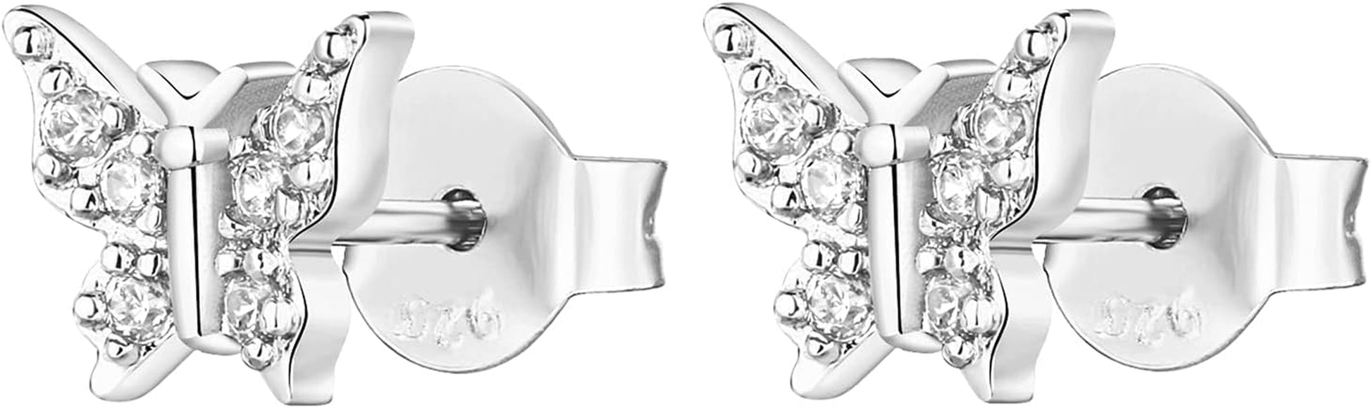 14K Gold Plated Dainty Stud Earrings Set