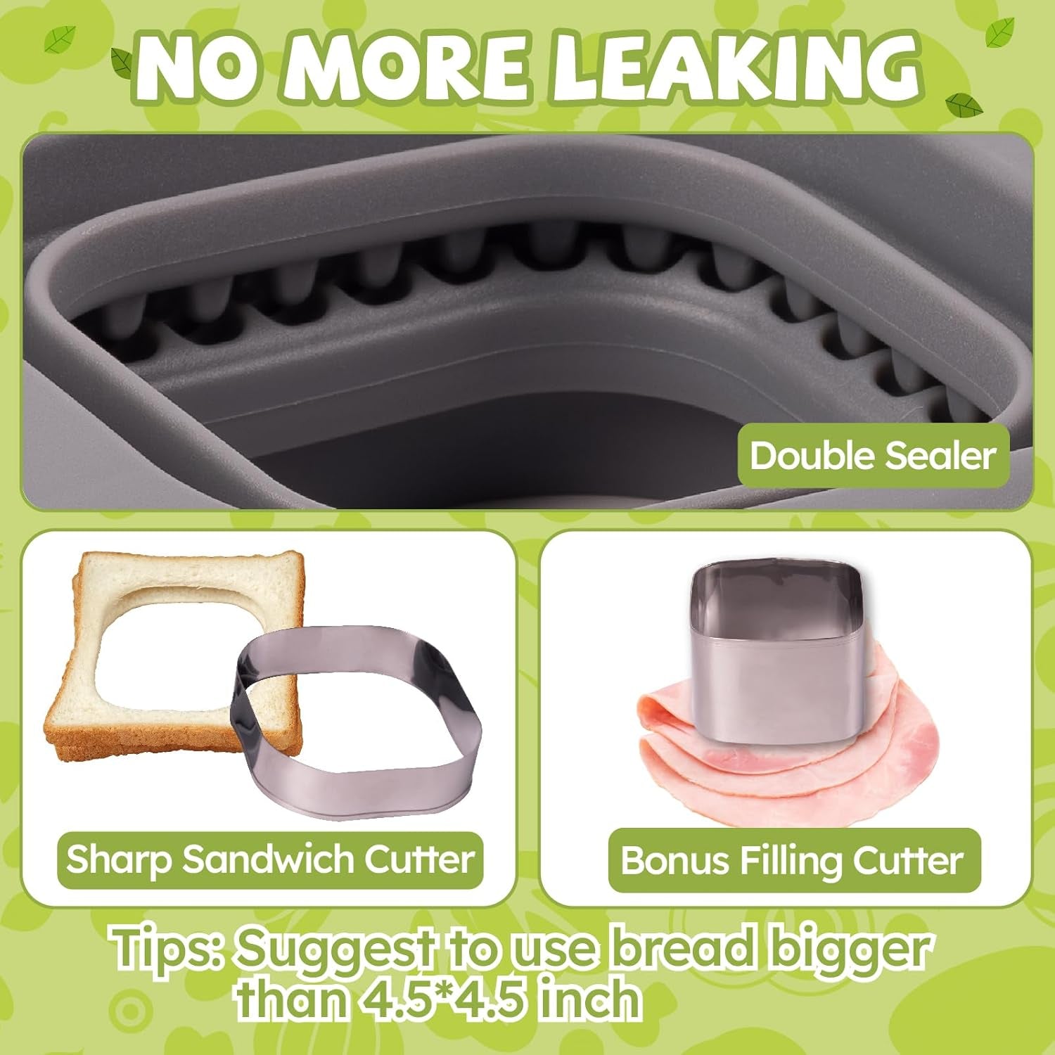 Uncrustables Sandwich Sealer Cutter