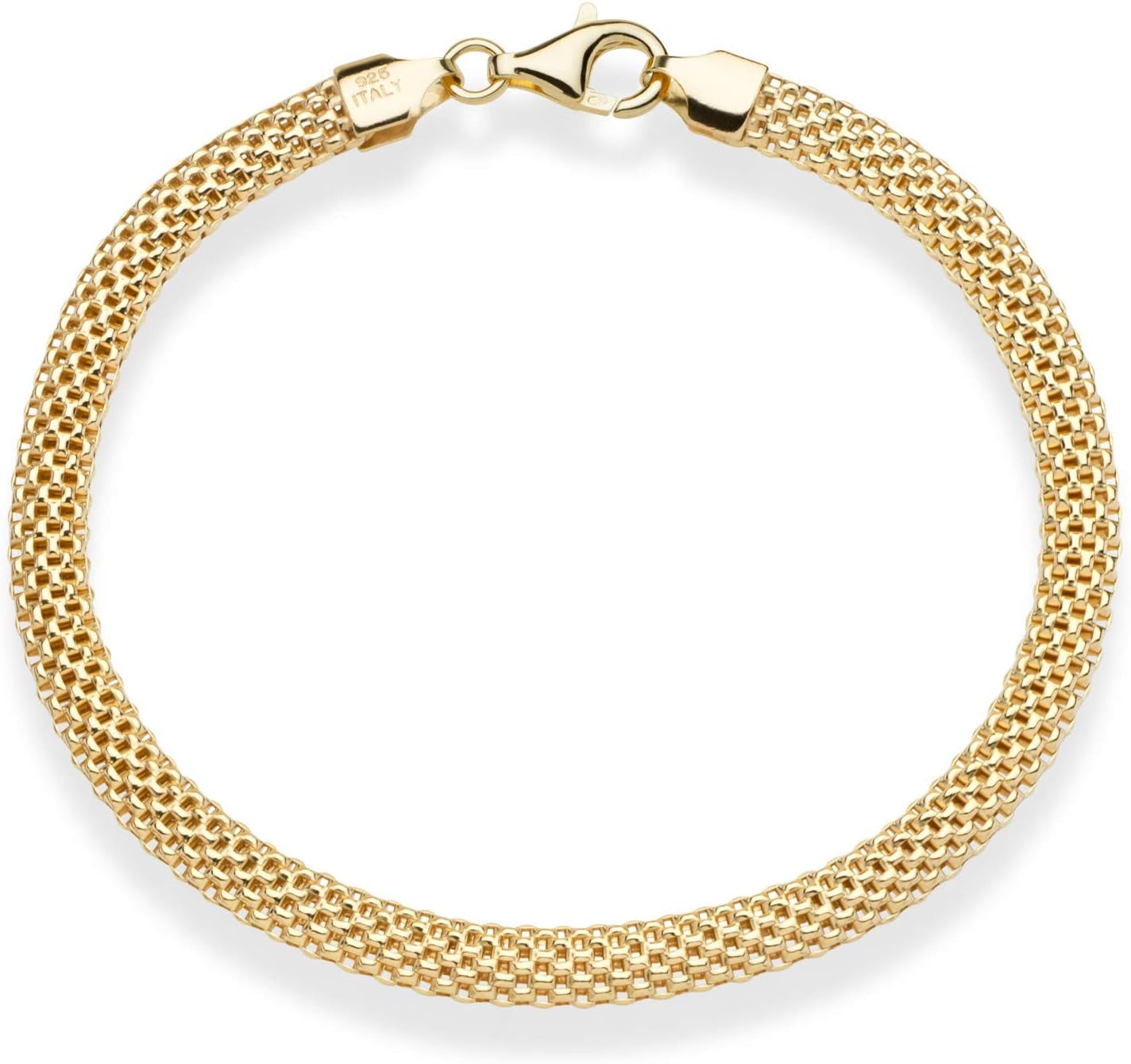 18K Gold Plated Italian Chain Bracelet
