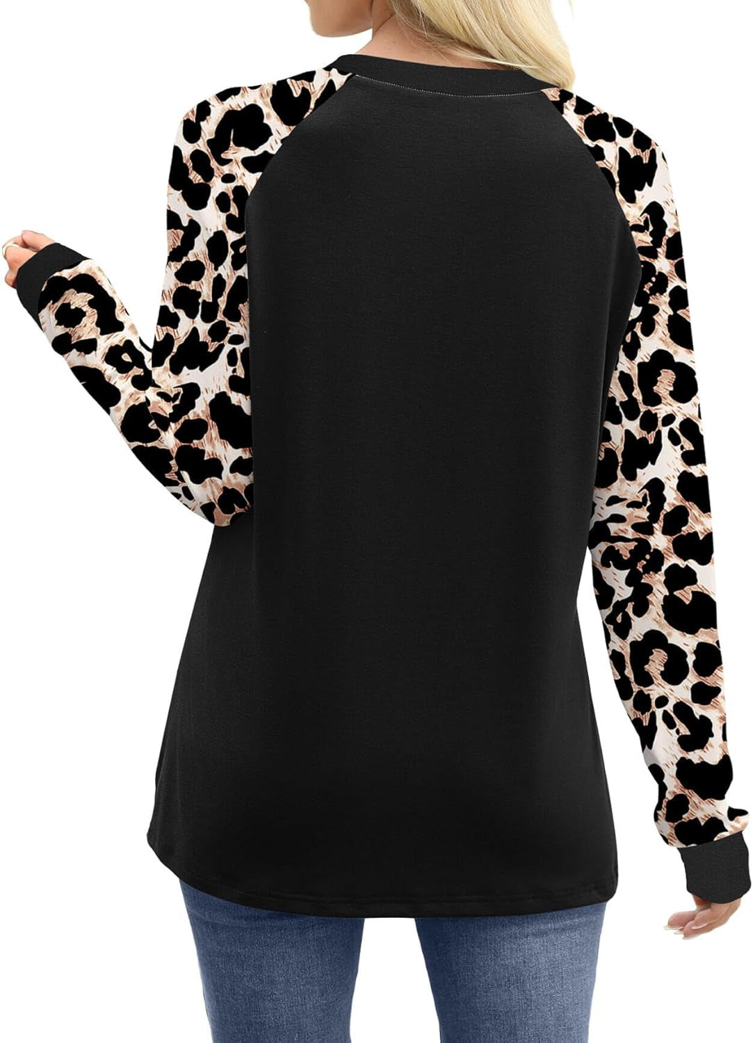 Women’s 2025 Color Block Long Sleeve Top