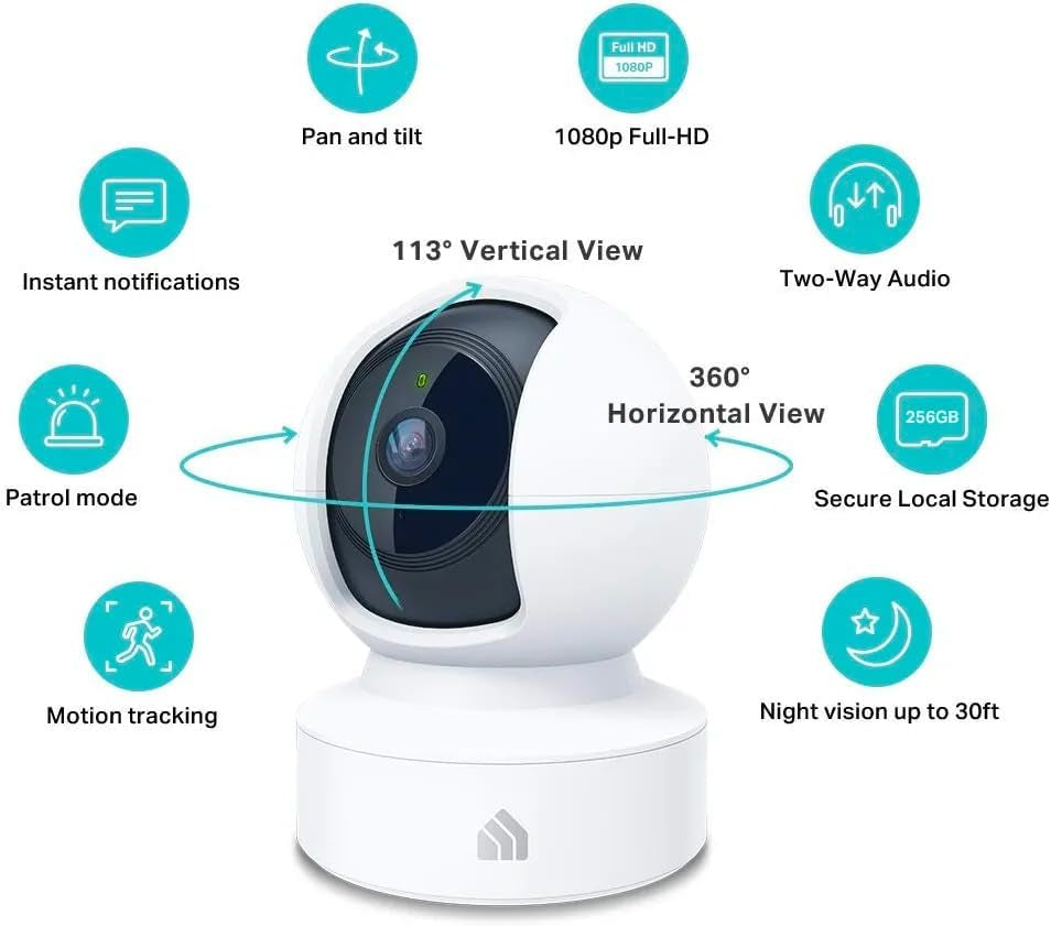 Kasa EC70 Indoor Pan/Tilt Smart Camera