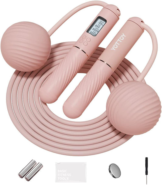 Cordless Weighted Jump Rope with Counter