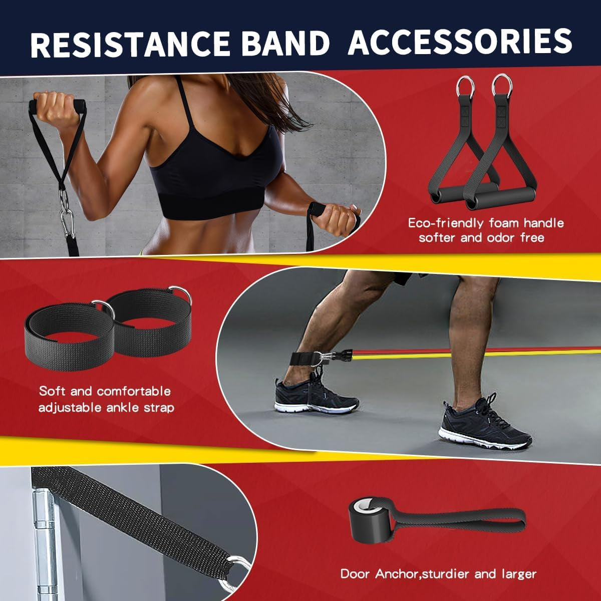 Resistance Bands Set with Handles