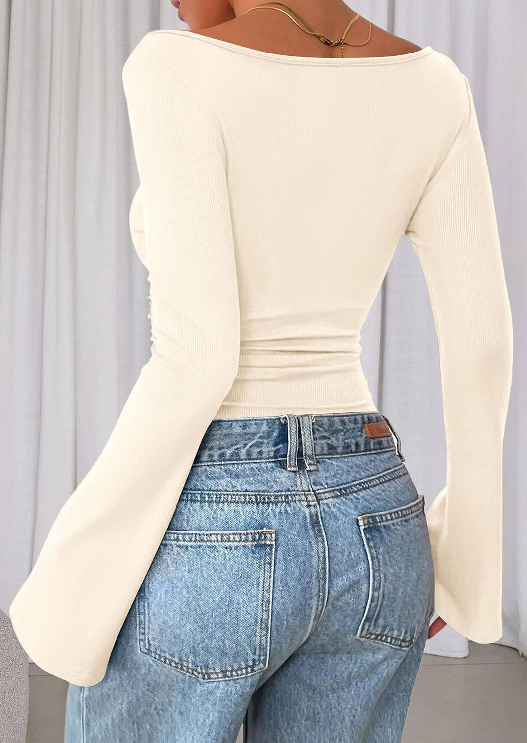 Women’s 2025 Fall Ribbed Crop Top