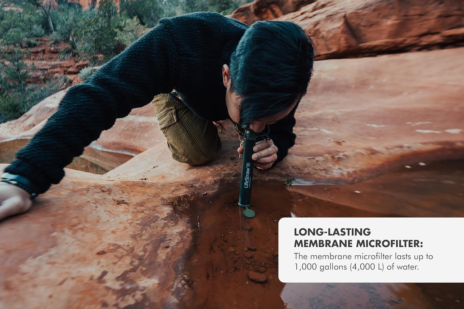 Personal Water Filter Hiking, Camping