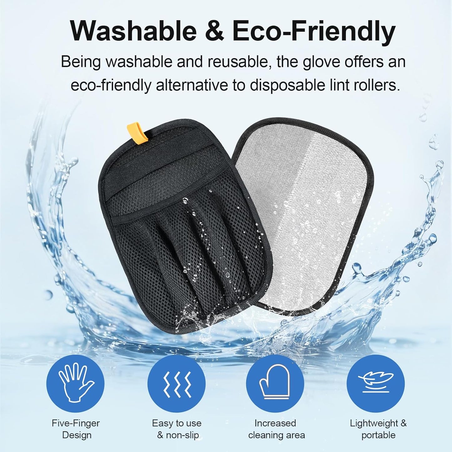 Pet Hair Removal Glove for Cats & Dogs