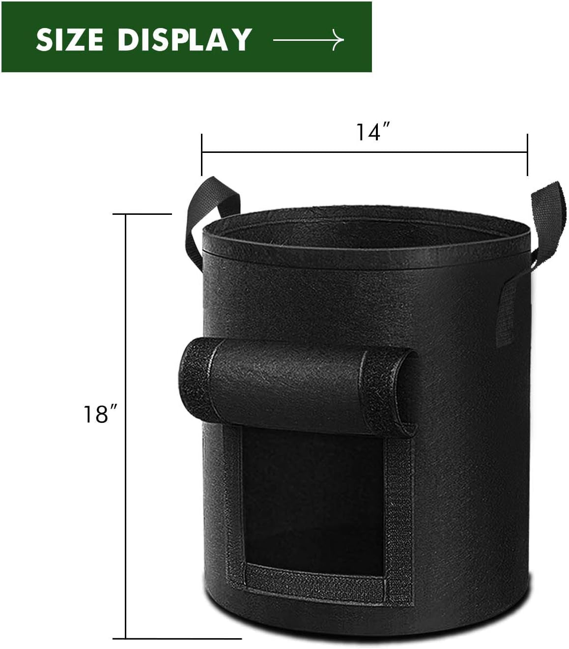 5-Pack 10 Gallon Potato Grow Bags