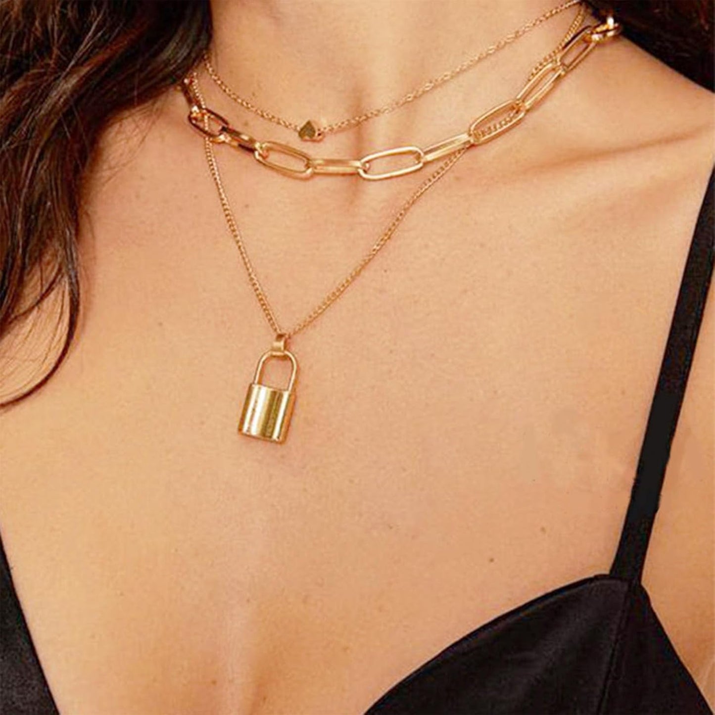 69Pcs Gold Plated Jewelry Set for Women