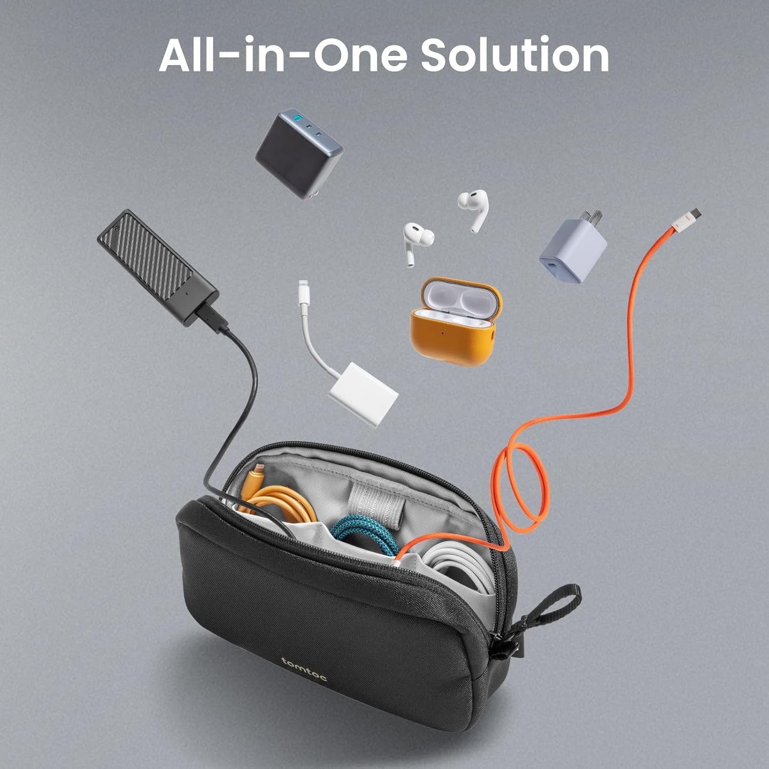 Electronics Travel Cable Organizer Case