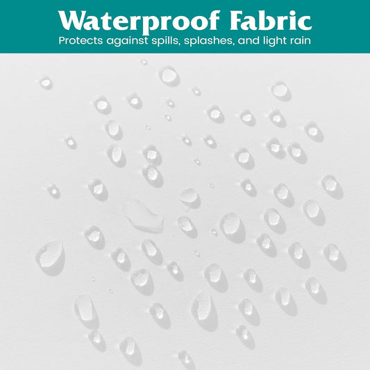 18X18 Waterproof Outdoor Pillow Inserts – Set of 2 Soft & Fluffy, Water Resistant Throw Pillows for Patio, Garden, Porch, or Indoor Decorative