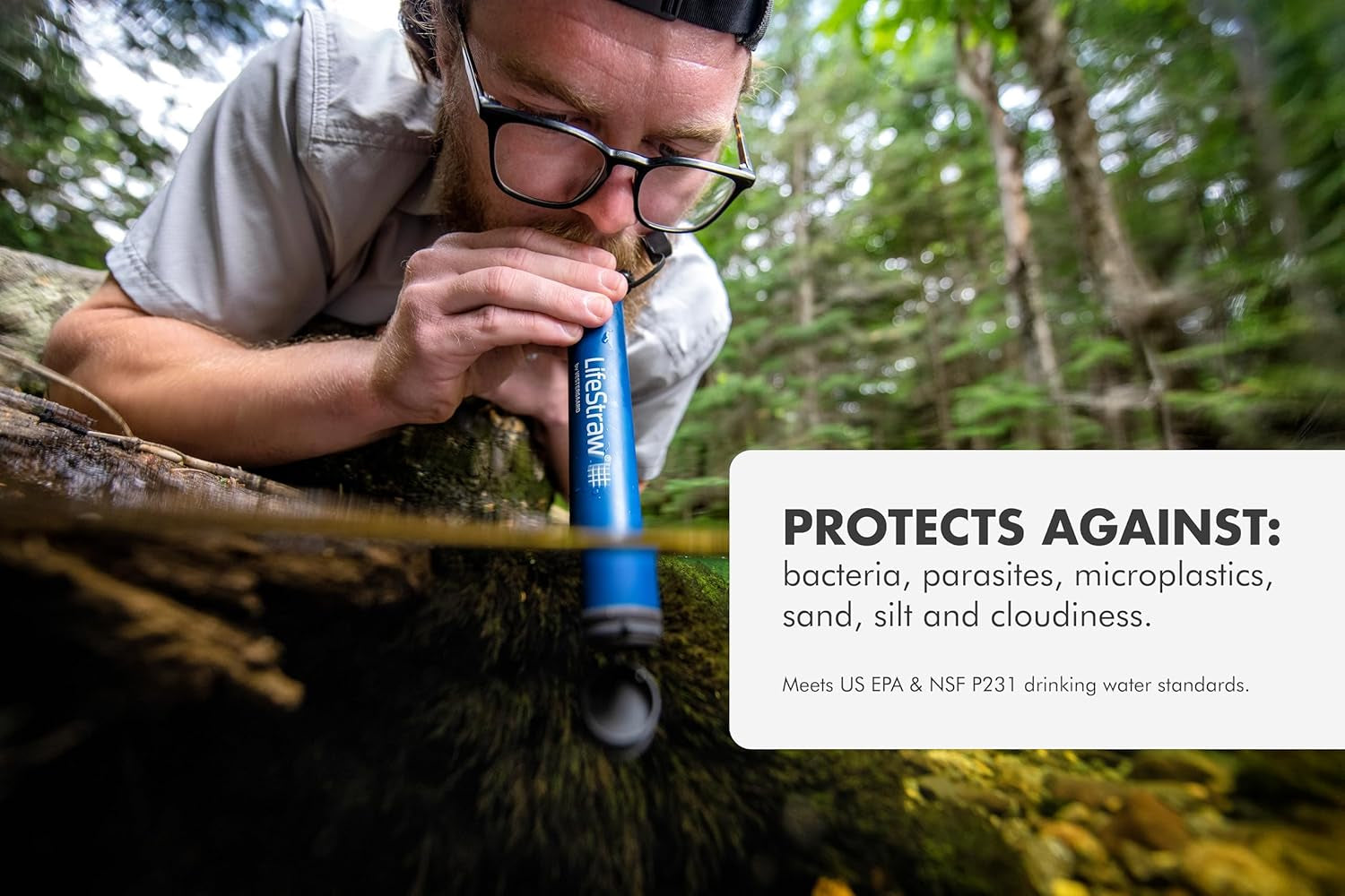 Personal Water Filter Hiking, Camping