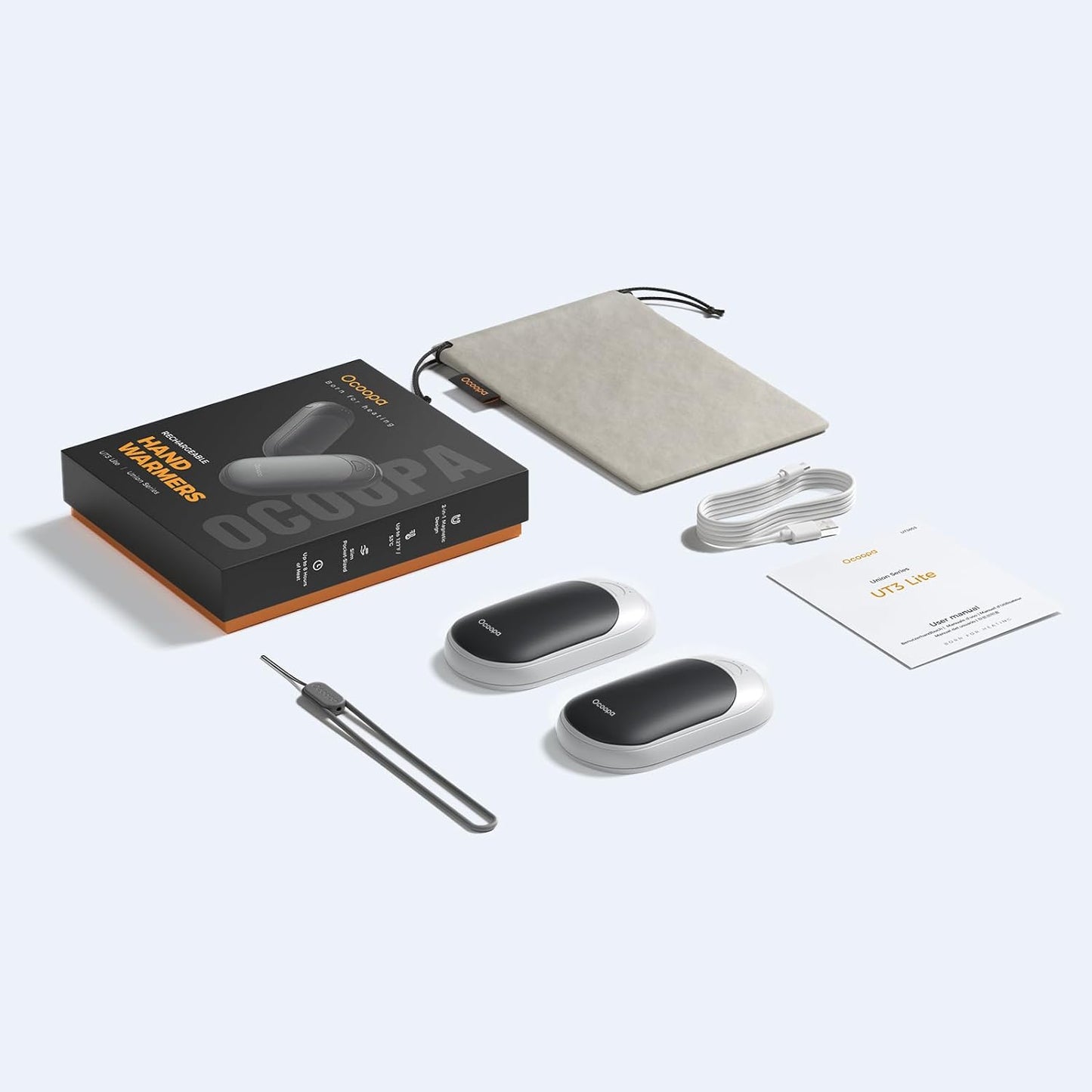 Magnetic Rechargeable Hand Warmers 2-Pack