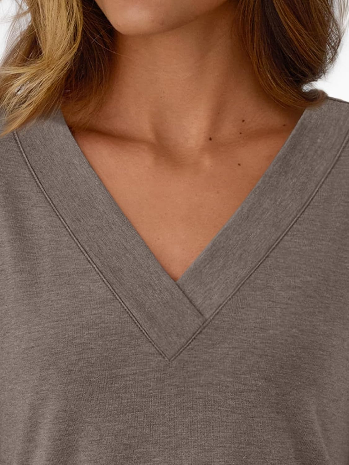 V-Neck Long Sleeve Casual Women’s Top