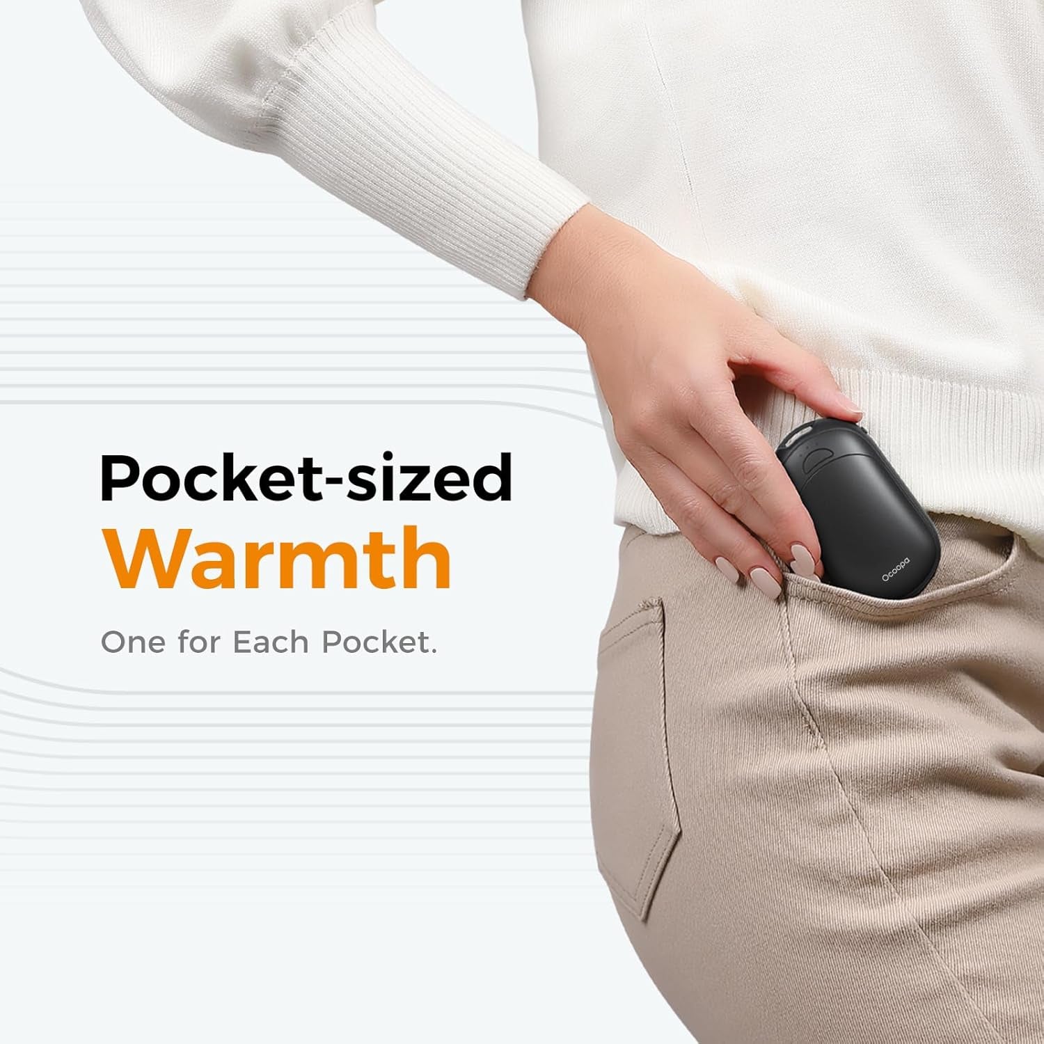 Rechargeable Magnetic Hand Warmers 2-Pack
