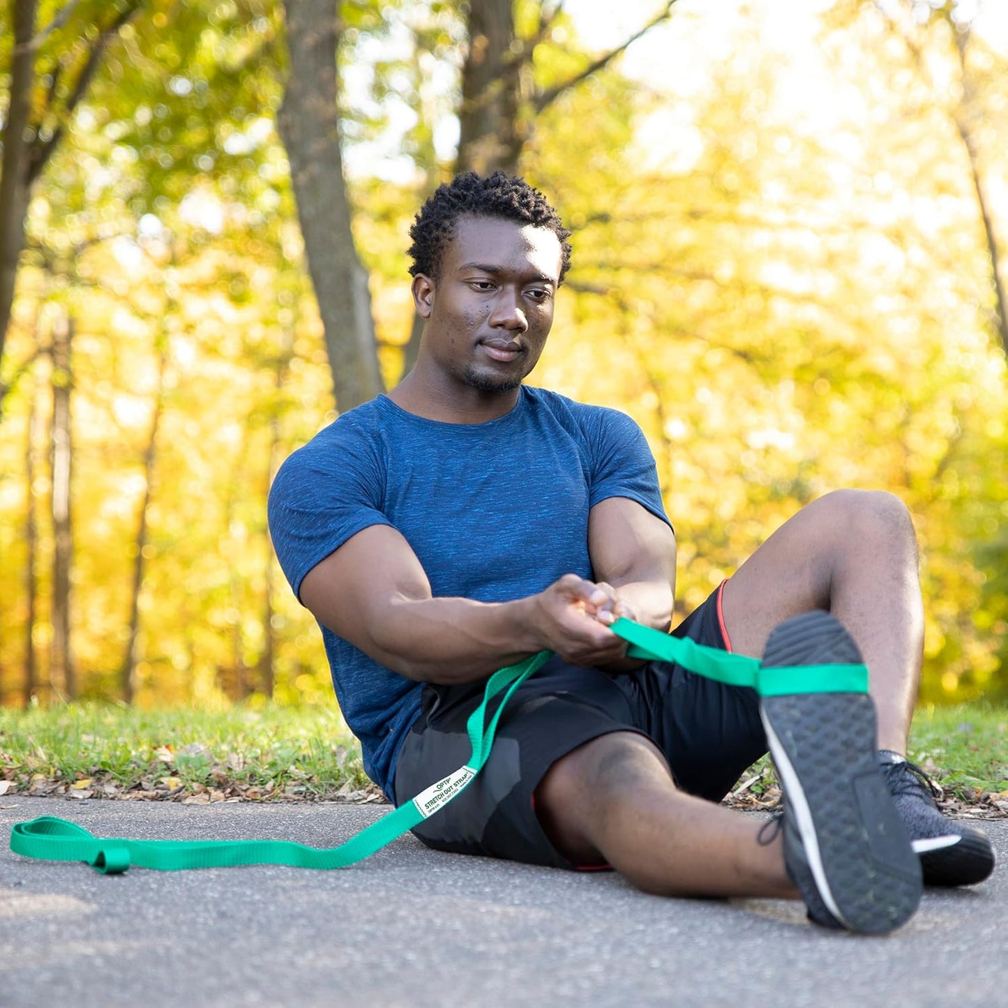 the Original Stretch Out Strap with Exercise Book