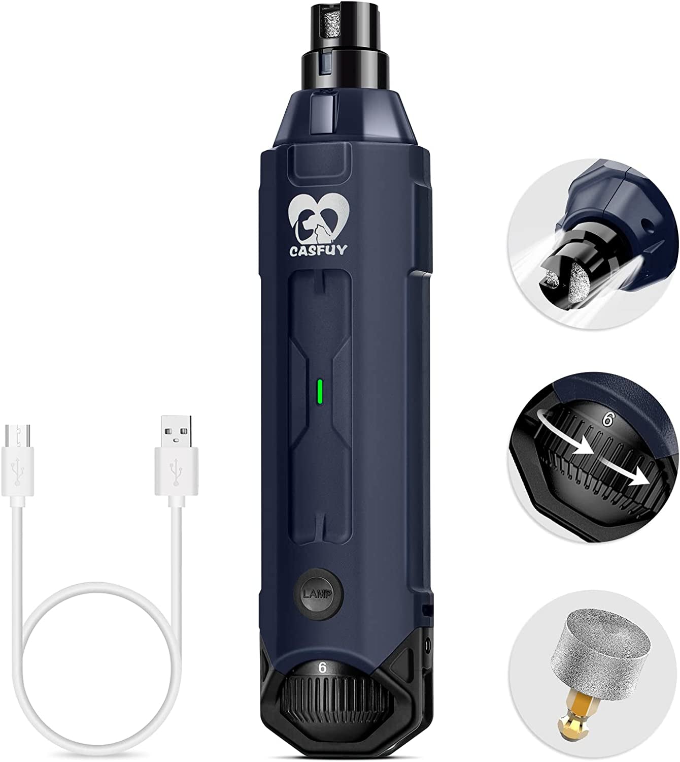 6-Speed Dog Nail Grinder