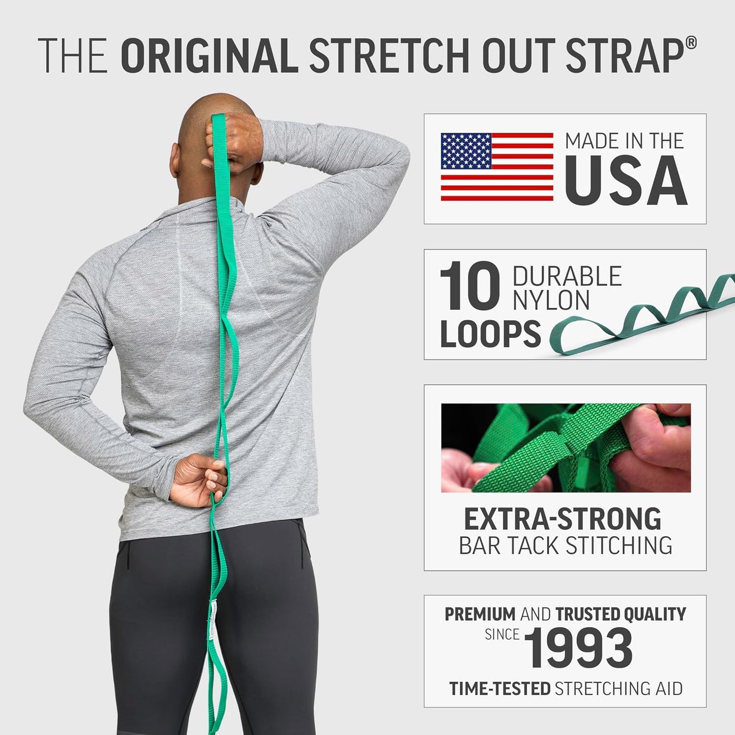 the Original Stretch Out Strap with Exercise Book