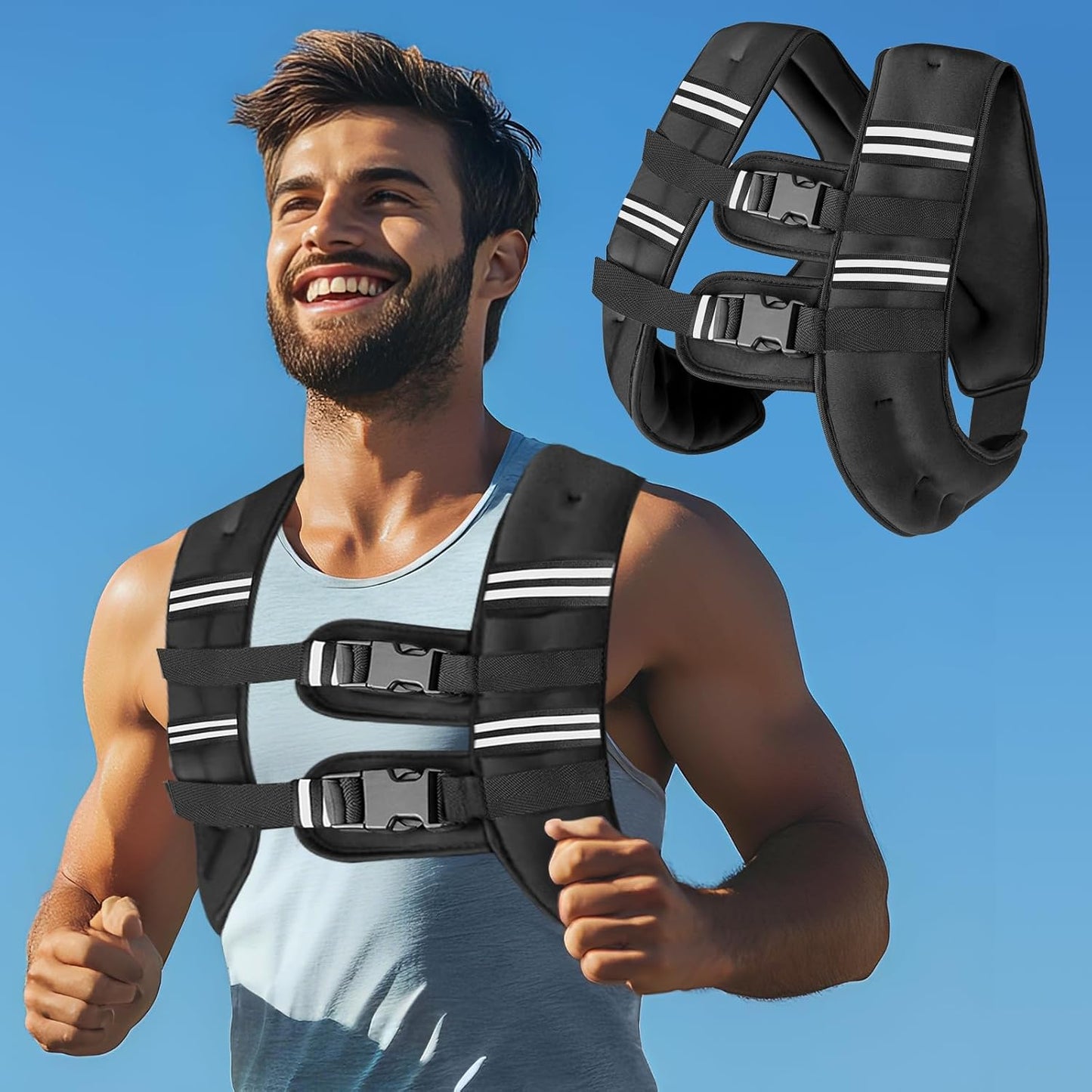 Weighted Vest Woman Man, 6Lb/8Lb/12Lb/16Lb/20Lb/25Lb/30Lb
