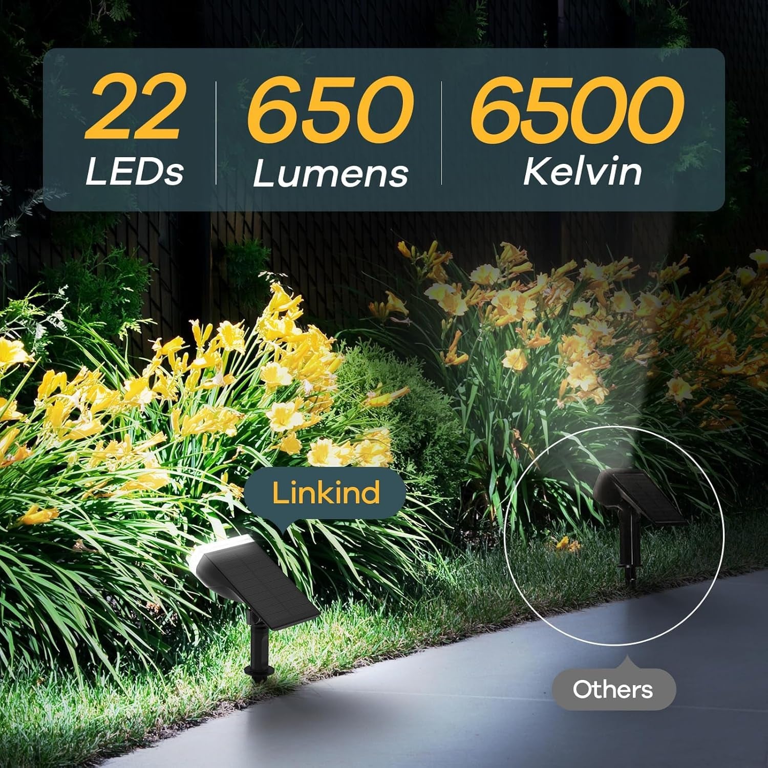 Solar Lights Outdoor Waterproof IP65