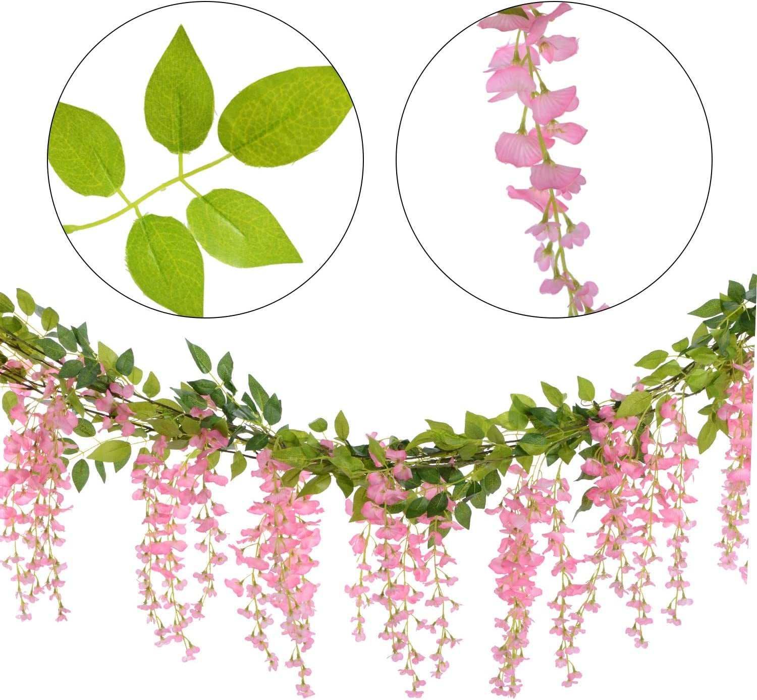 Wisteria Artificial Flowers Garland