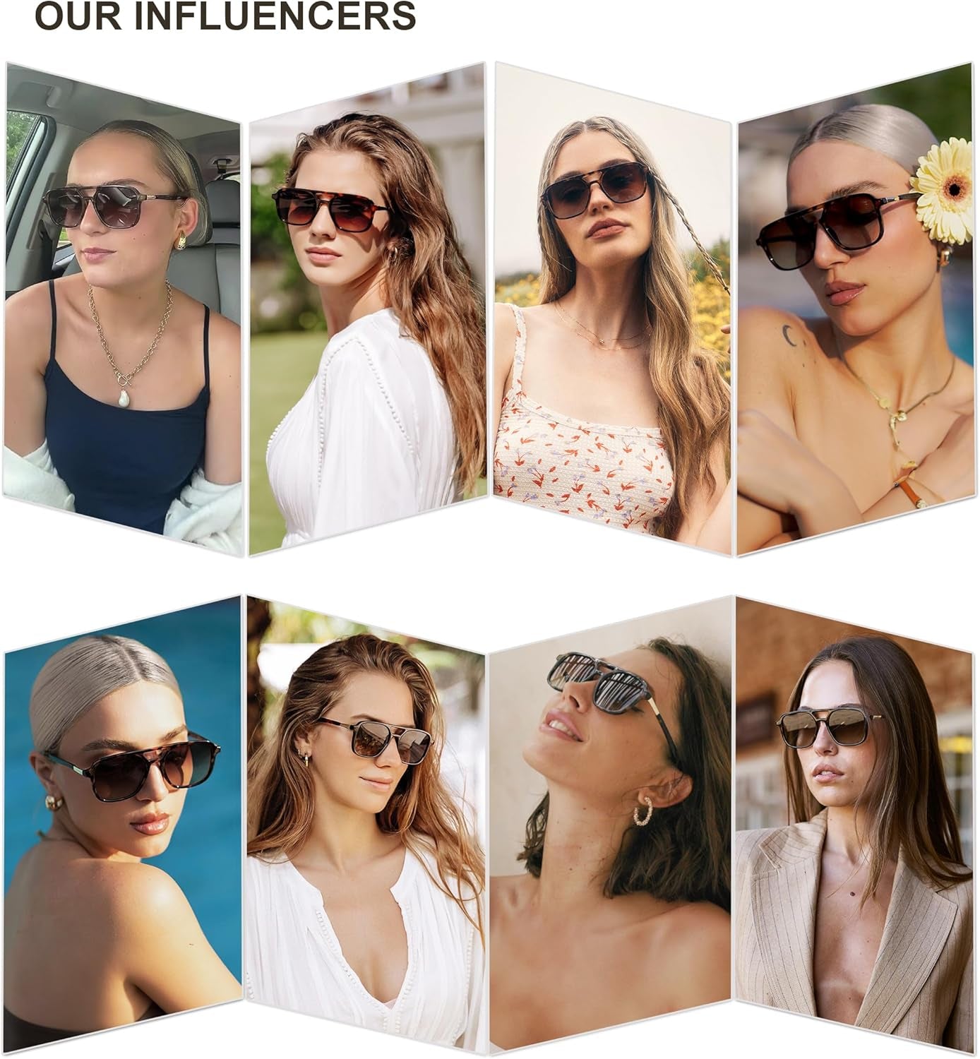 Retro Aviator Sunglasses for Women Men