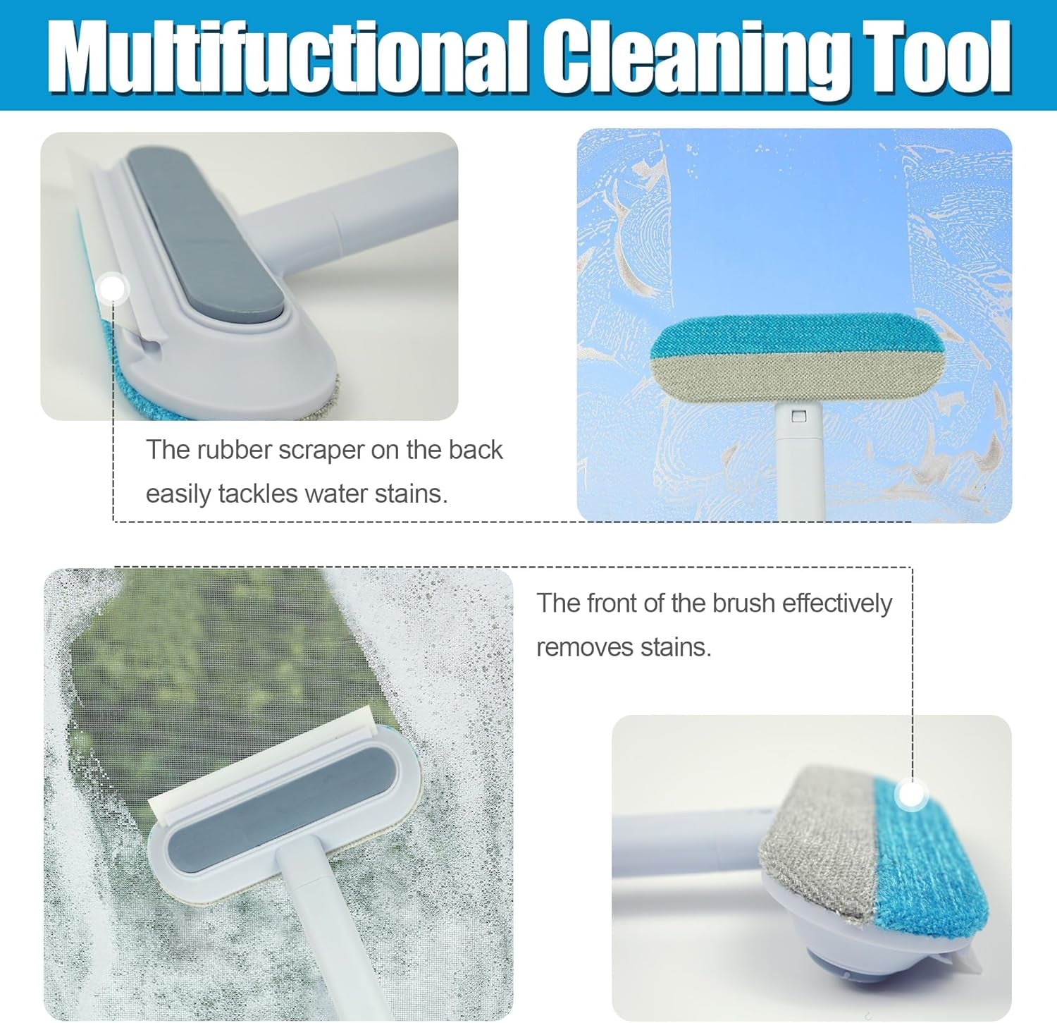 Pet Hair Removal Tool 2 Pieces, Dog and Cat Hair Remover