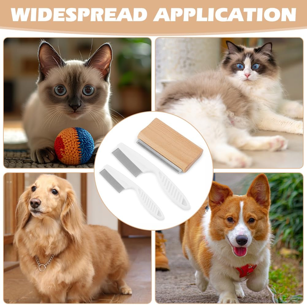 3Pcs/Pack Dog Brush for Shedding