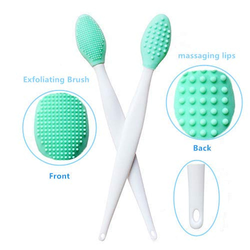 3 Pcs Lip Scrub Brush,Lip Scrubber Exfoliator