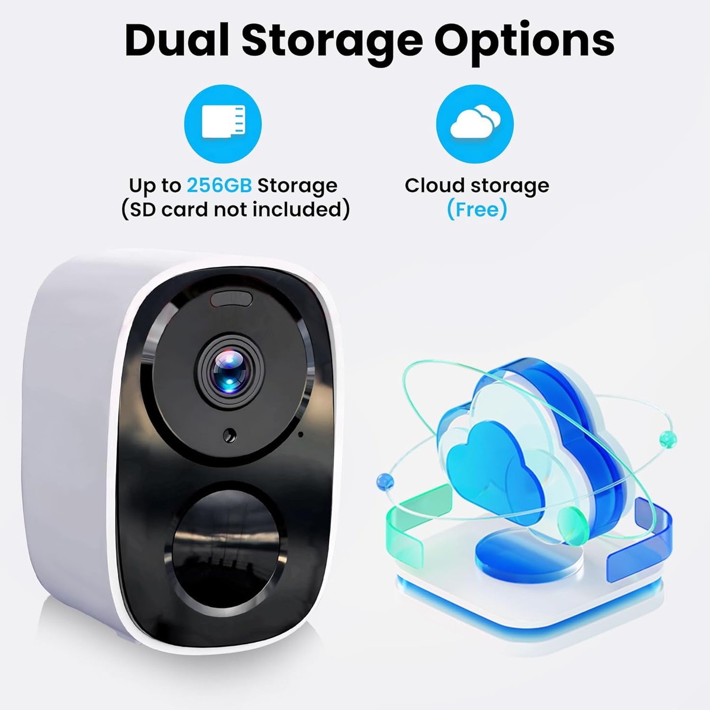 2025 Upgraded 2K Security Cameras Wireless Outdoor