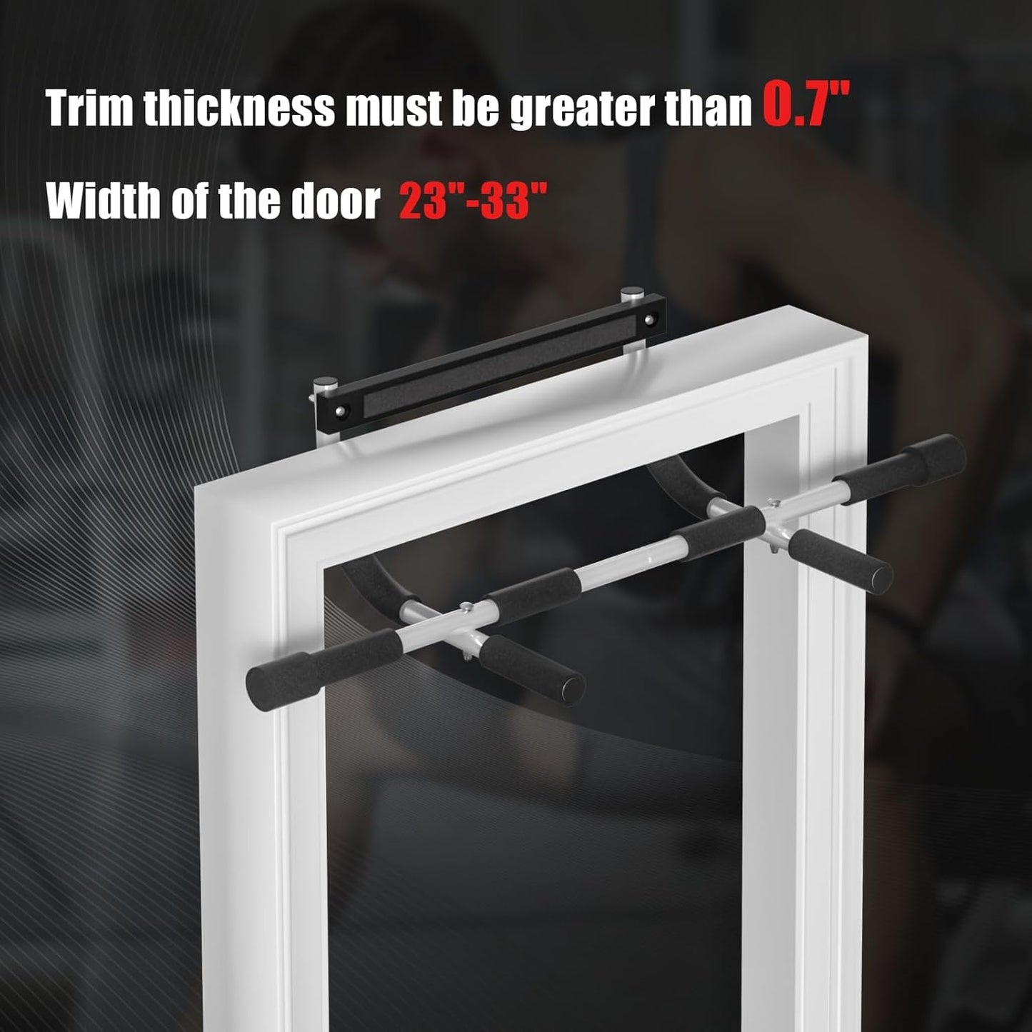 Pull up Bar for Doorway, Portable Pull-Up Bar