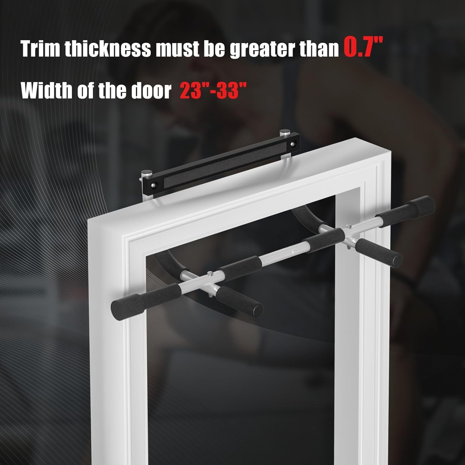 Pull up Bar for Doorway, Portable Pull-Up Bar