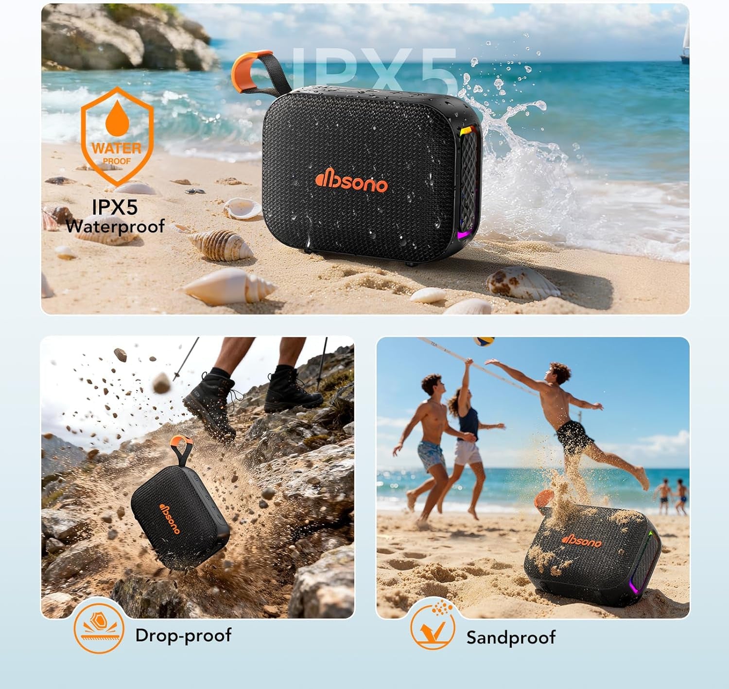 Portable Bluetooth Speaker Waterproof Gift
