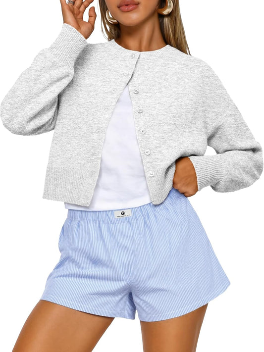 Cropped Cardigan Sweaters for Women