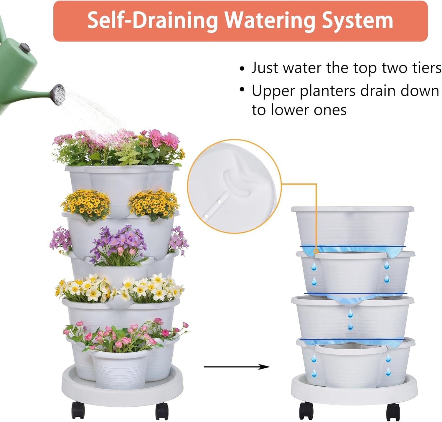 5 Tier Vertical Garden Planter