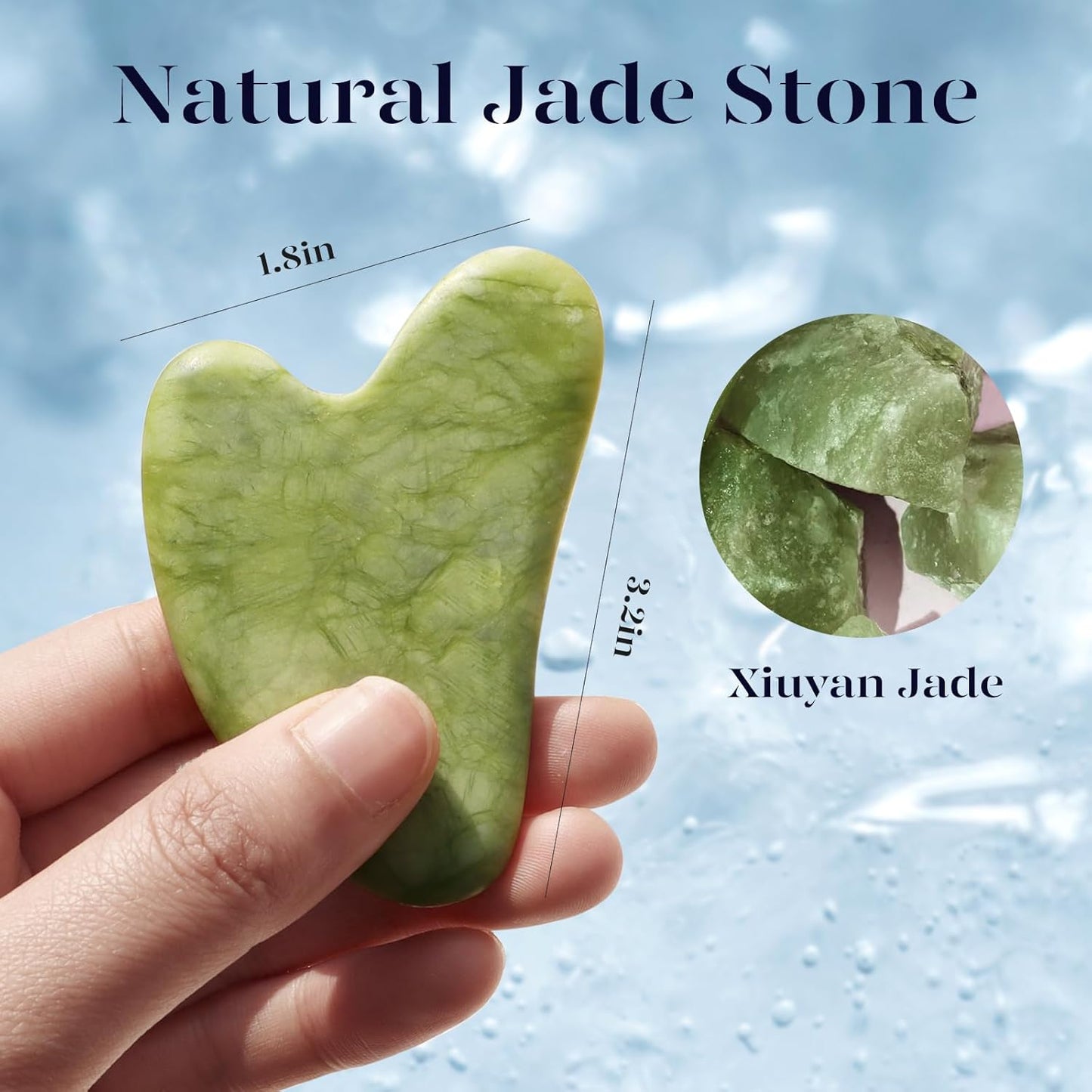 Icyme Ice Roller for Face and Gua Sha Facial Tool Set