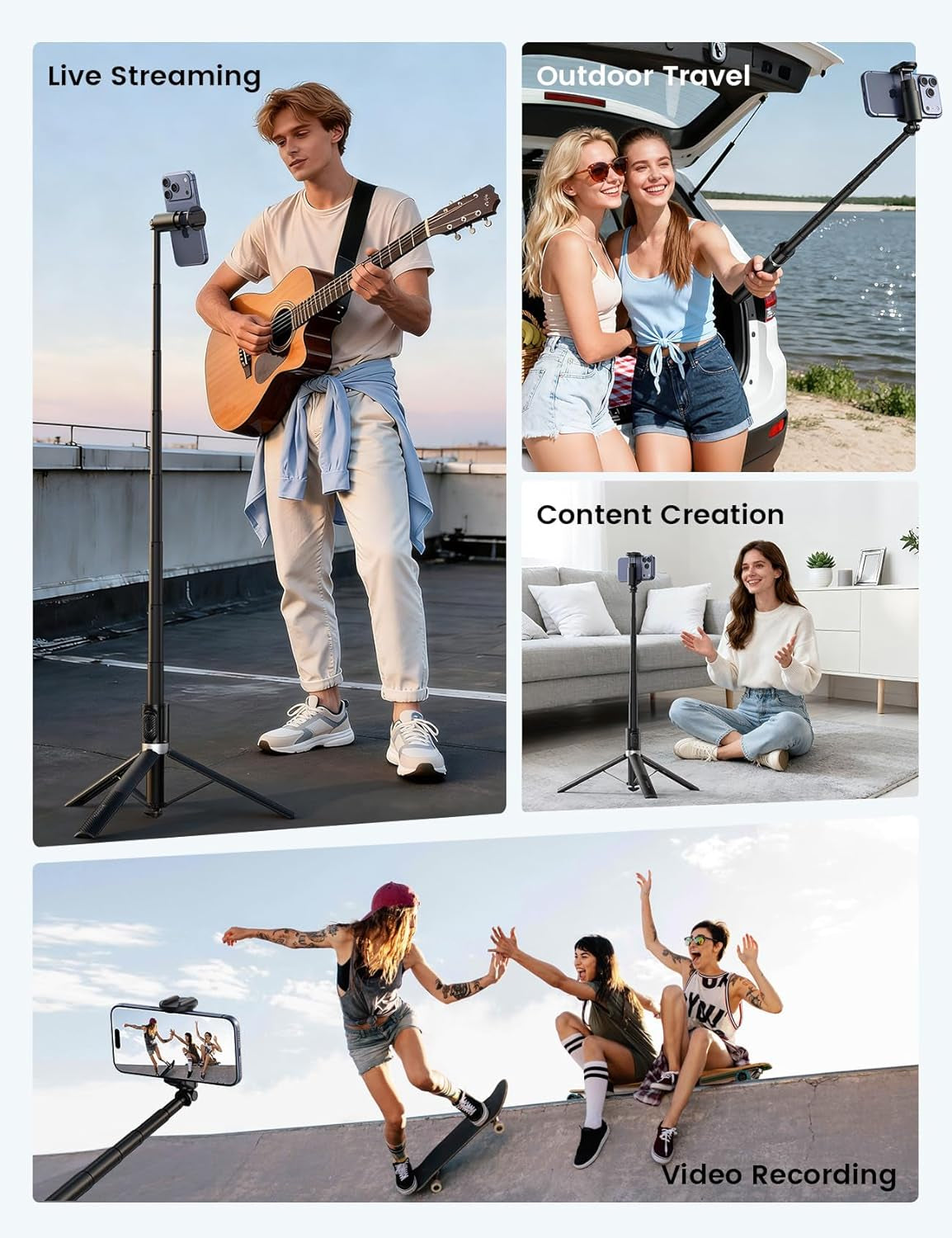 Phone Tripod & Selfie Stick 