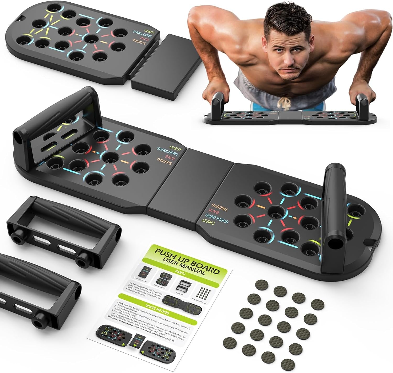 Push up Board Fitness, Workout Home Gym Equipment