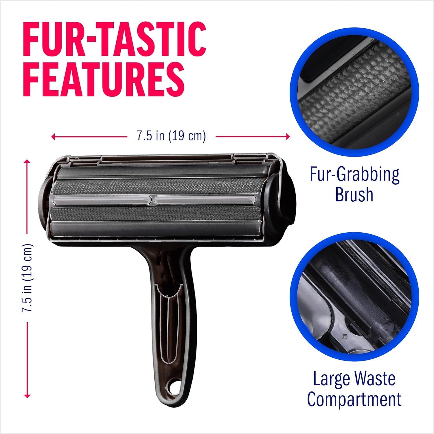 Pet Hair Remover – Original Size Reusable Lint Roller
