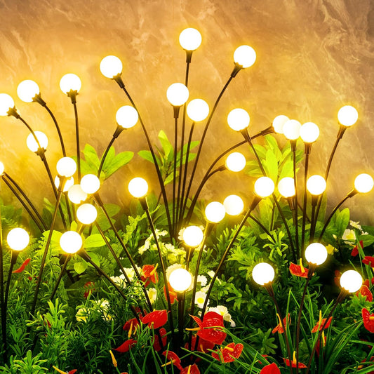Solar Firefly Garden Lights 4-Pack