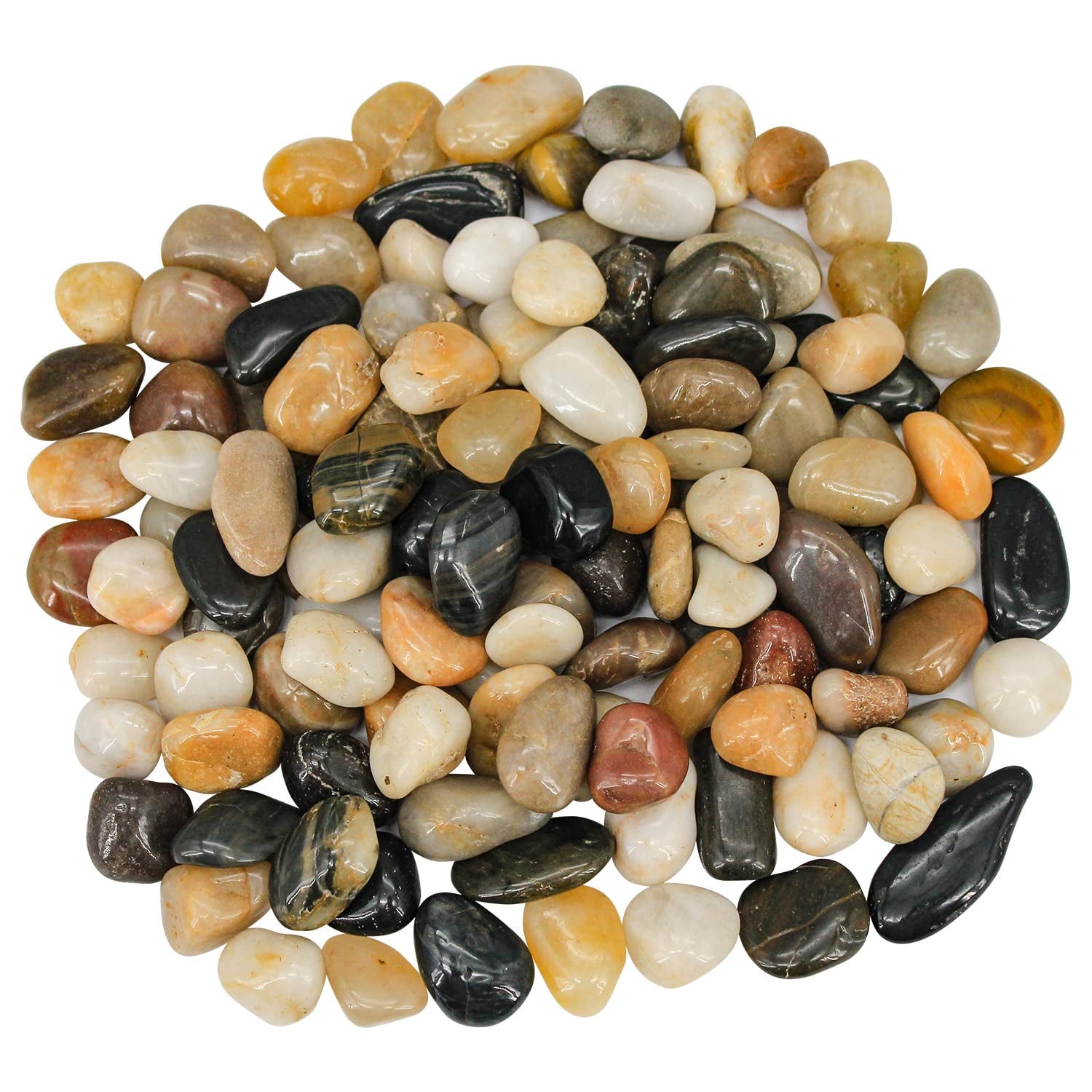 Succulent Rocks, River Rocks, Decorative Ornamental Pebbles Garden Landscaping Stones Gravel Filler for Home Decoration Flower Bed Fish Tank Plants Vases Succulents