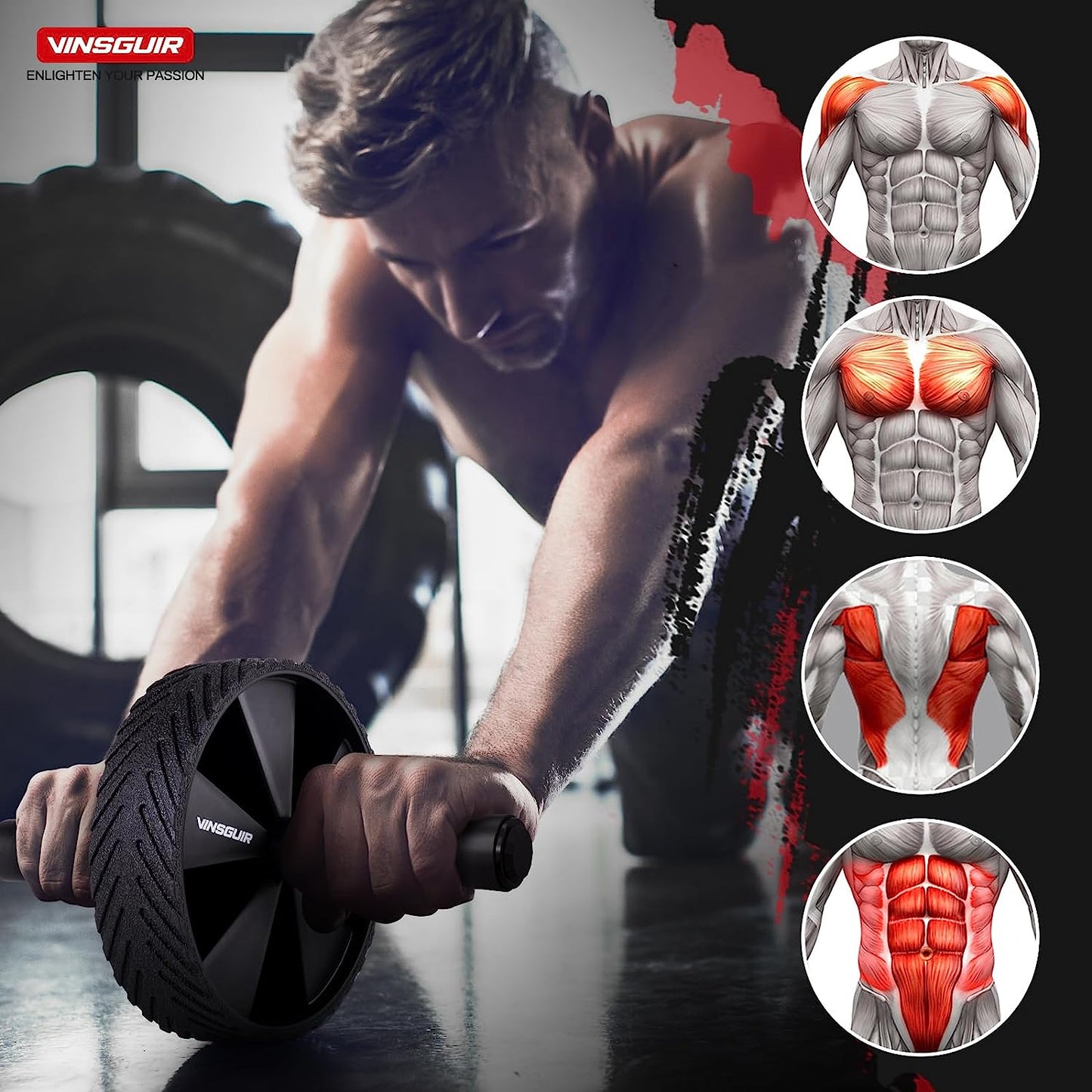 Ab Roller Wheel - Ab Workout Equipment