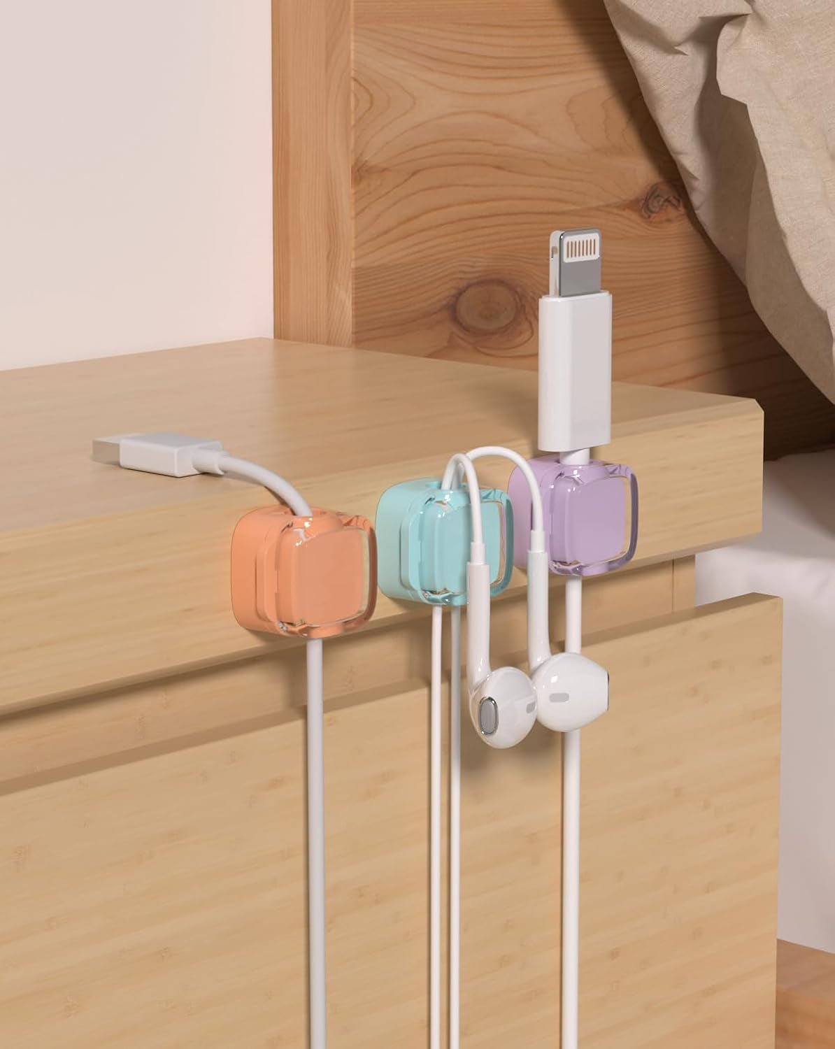Magnetic Cable Clips, Adjustable Cord Holder