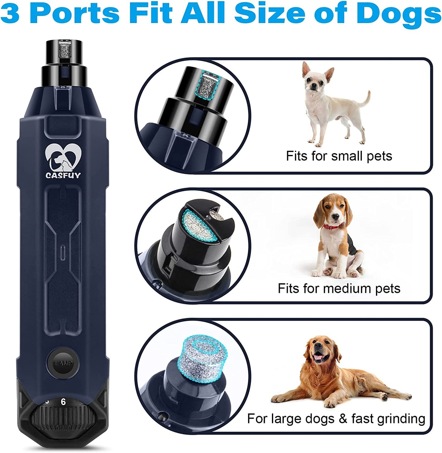 6-Speed Dog Nail Grinder