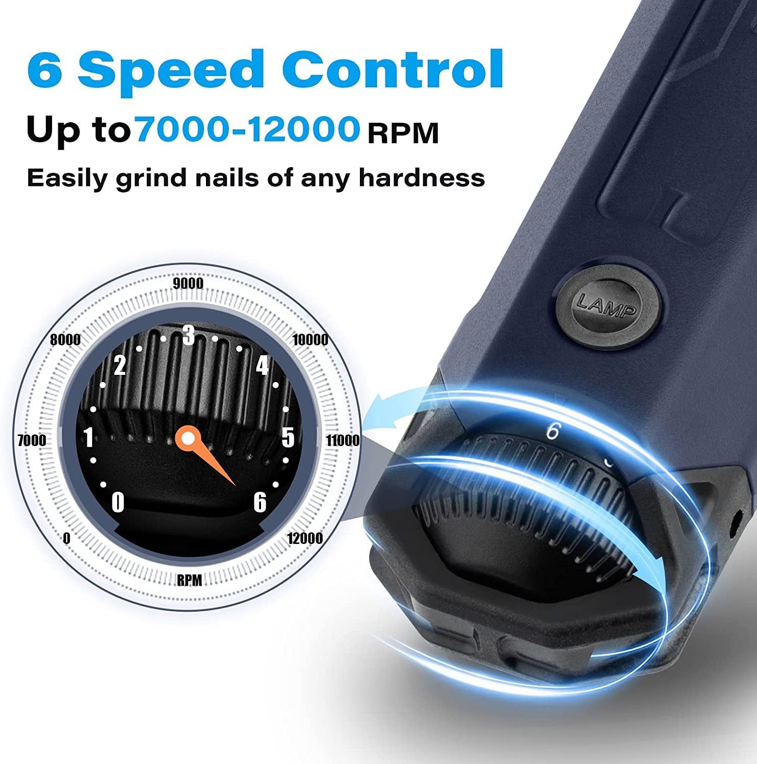 6-Speed Dog Nail Grinder