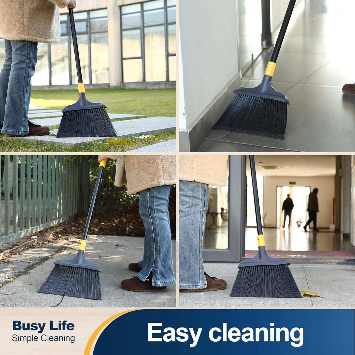 Heavy-Duty Broom Outdoor Commercial