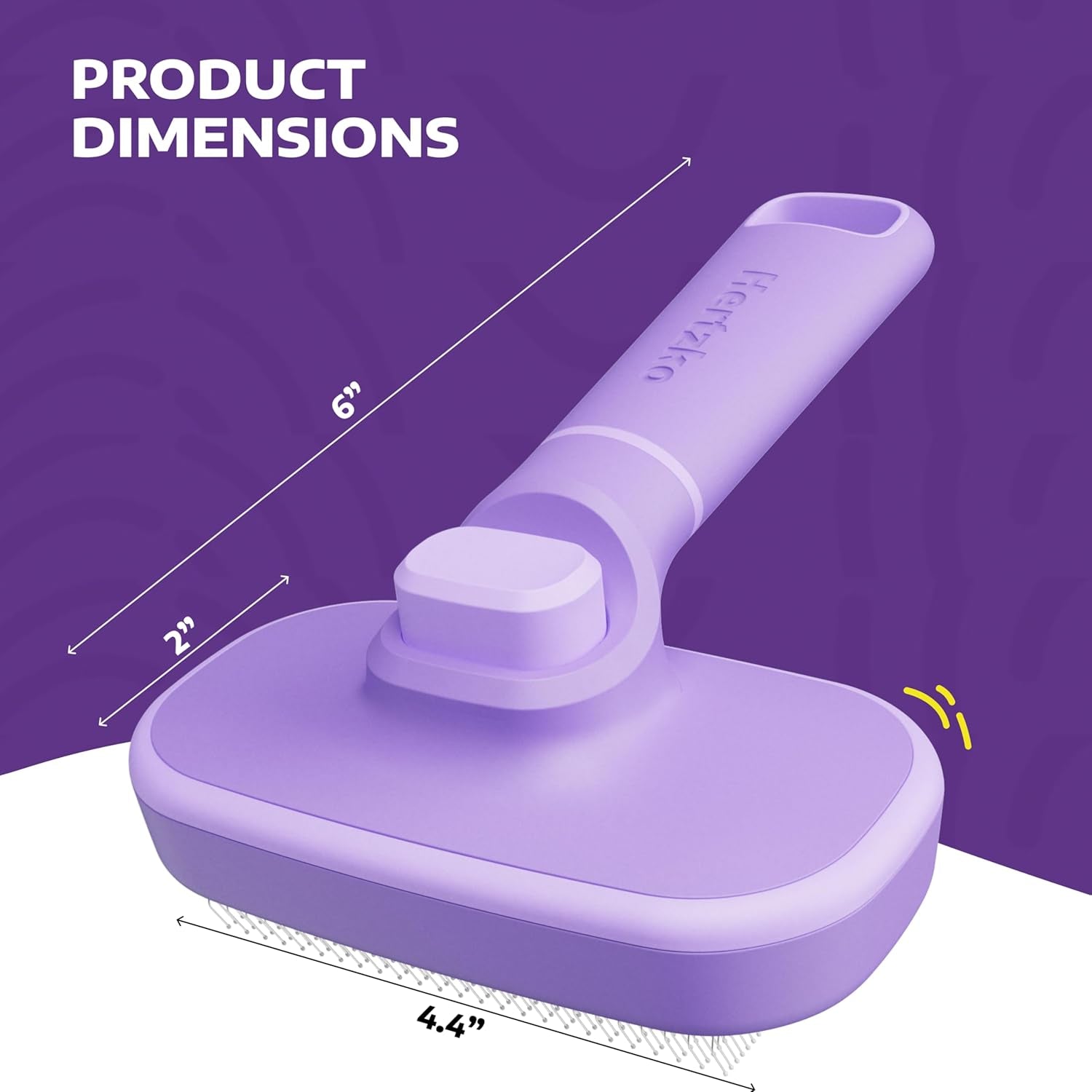 Self Cleaning Slicker Brush for Dogs and Cats