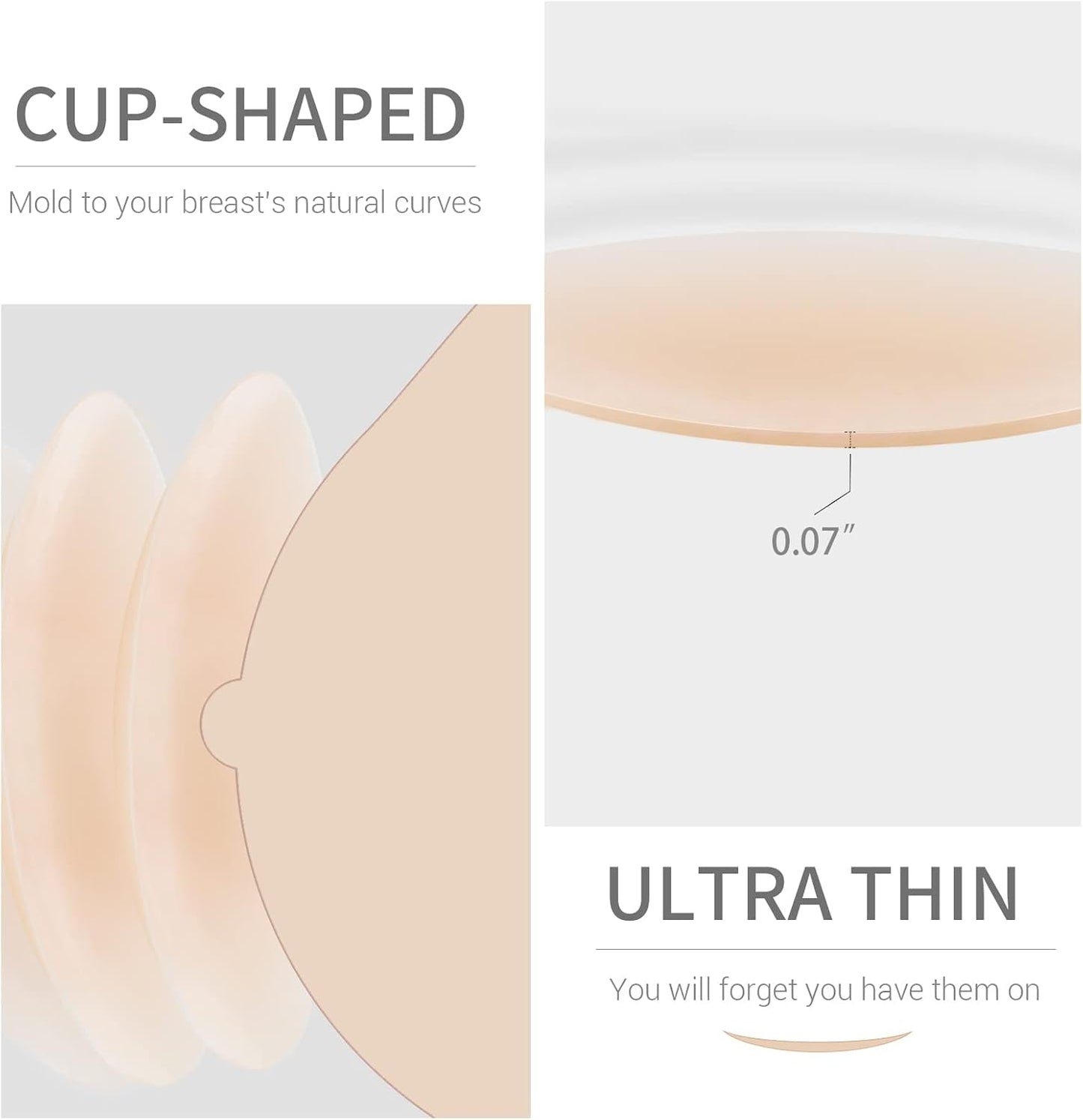 Nipple Covers 2 Pairs-Seamless 