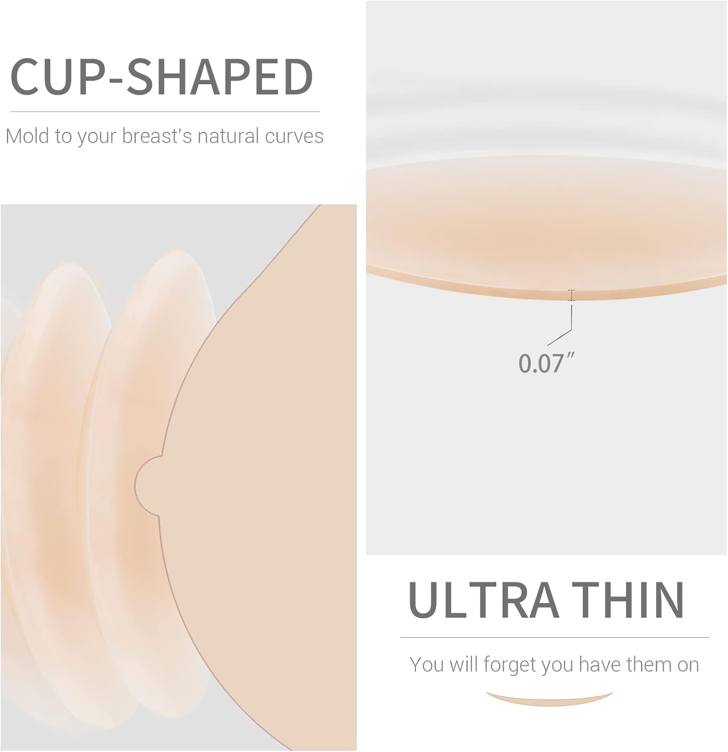Nipple Covers 2 Pairs-Seamless 