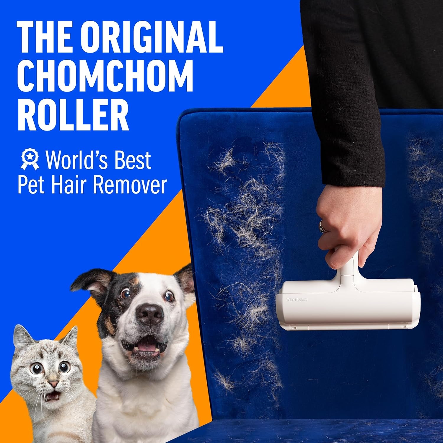 Pet Hair Remover – Original Size Reusable Lint Roller